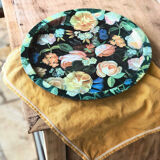 Flower pattern tray
