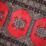 Tapis Bukhara Vintage Ouzbek, Années 1960, Élégance Traditionnelle