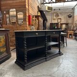 Console from the 19th century in oak.