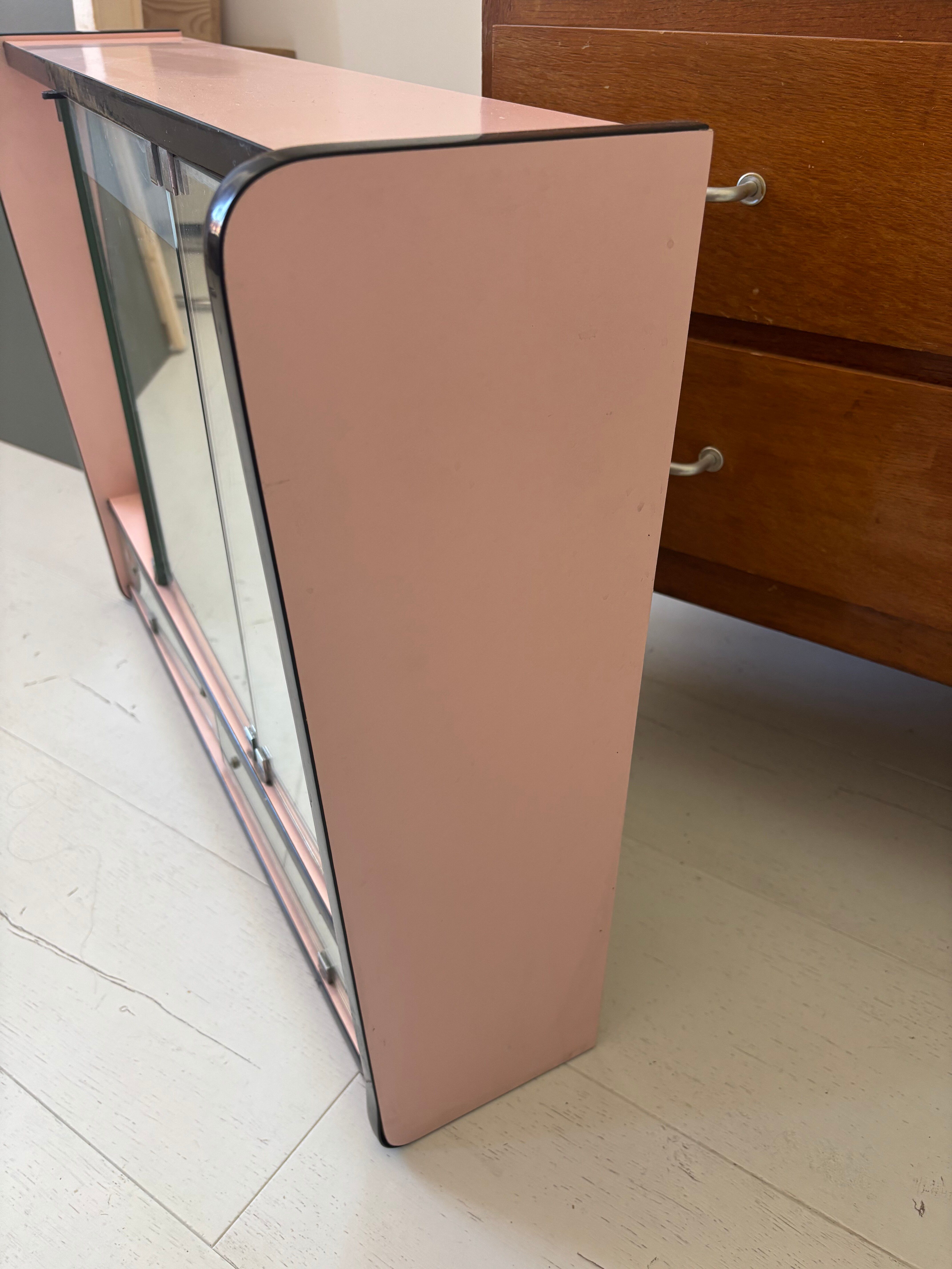 Vintage Formica bathroom cabinet