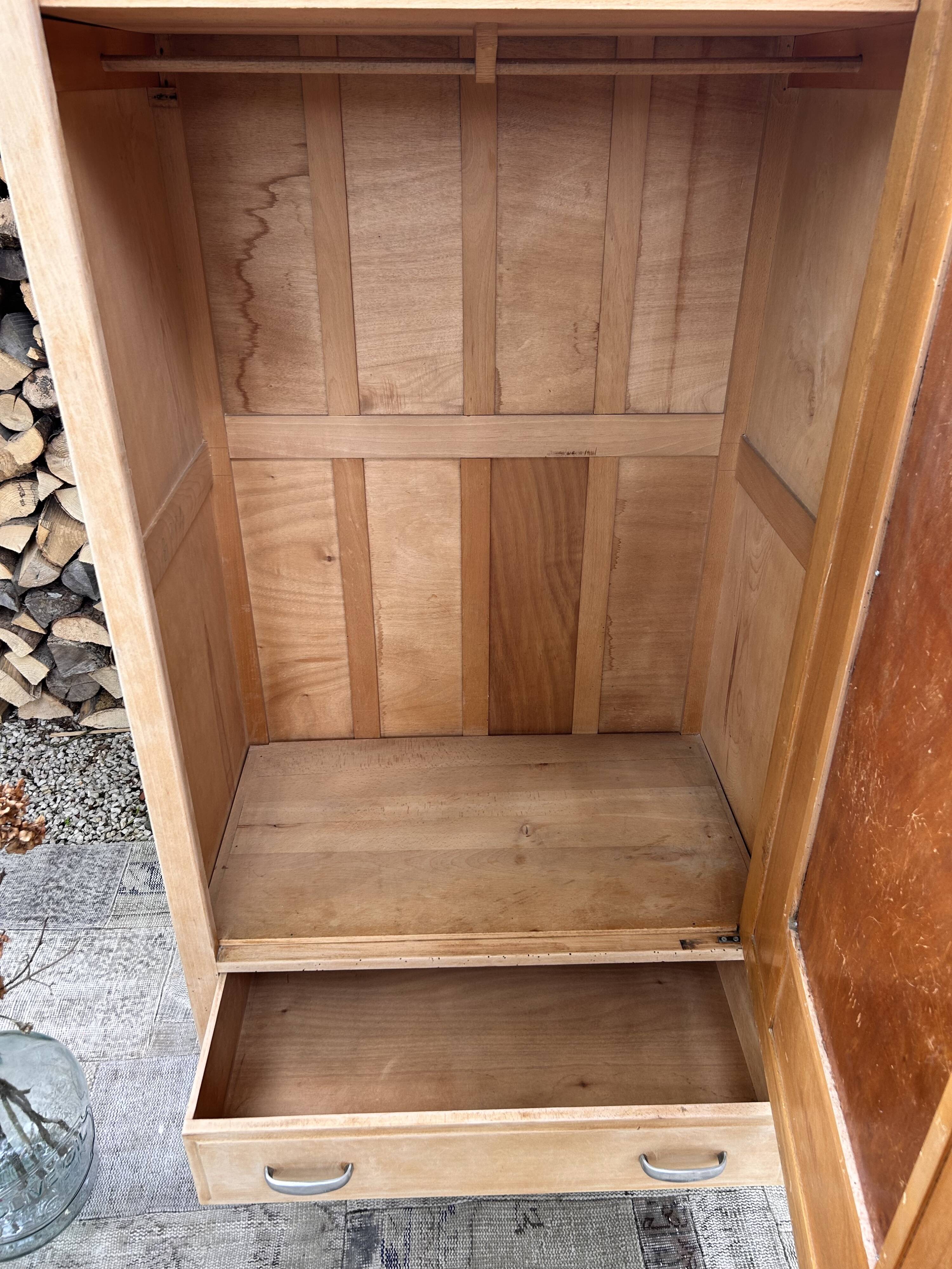 Renovated wooden wardrobe