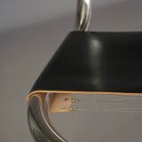 Rare Wim van den Bergh Tubular Side Chair. 1980s