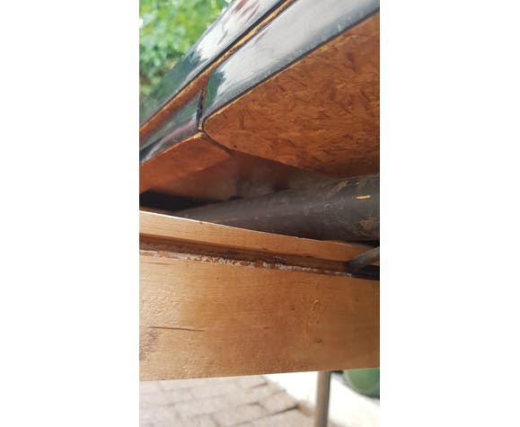 60's blue formica table