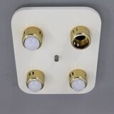 1970s Flush Mount Ceiling Light, Italy