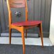 Set de 3 chaises scandinave 1960 pieds compas