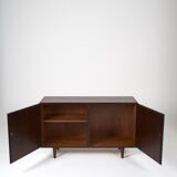 Pair of Scandinavian rosewood sideboard Omann Jun 1960s