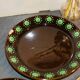 Assiettes en céramique savoyarde vintage fondue