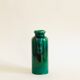 Soliflore vase in iridescent green ceramic West Germany