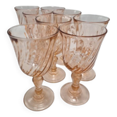 Set de 8 petits verres à pied Rosaline