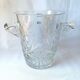 Crystal ice champagne bucket hand size Valery Klein Bertrichamps / Bacc