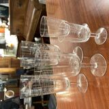 Set of 50 sheared glasses