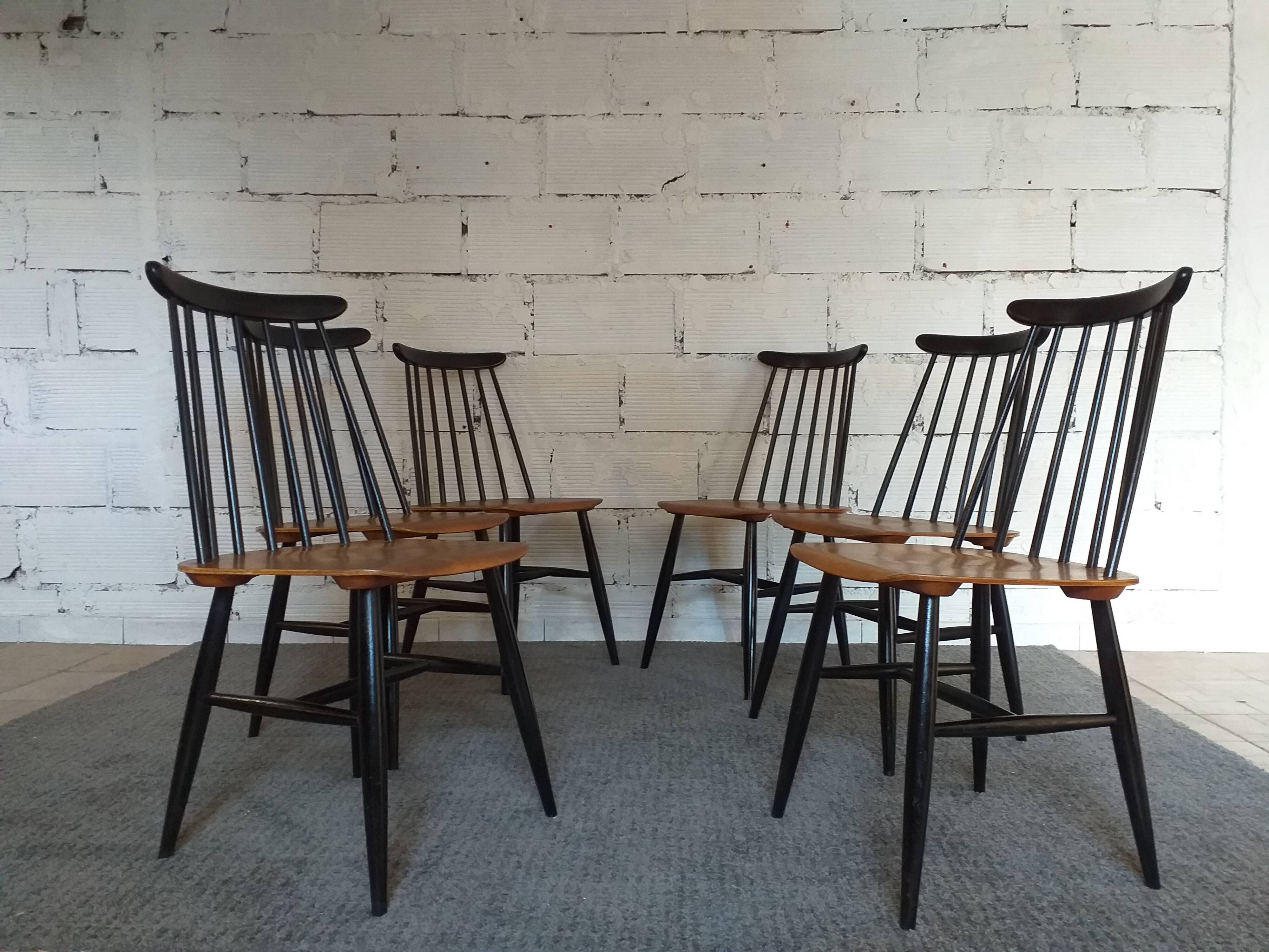Lot of chairs Fanett Tapiovaara 60