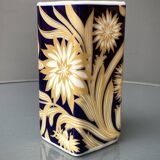 Set of 2 Royal Bavarian Echt Cobalt Porcelain Vases