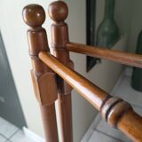 Vintage wood/bamboo towel holder