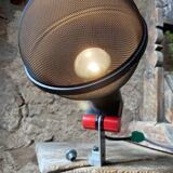 Red and black MICRO wall light by Roger Tallon for ERCO circa 1970