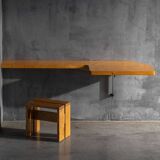 Wall-mounted console table by Charlotte Perriand, France, 1950s