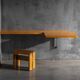 Wall-mounted console table by Charlotte Perriand, France, 1950s