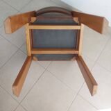 Set of 6 "Gorgoni" chairs in solid elm – Roche Bobois