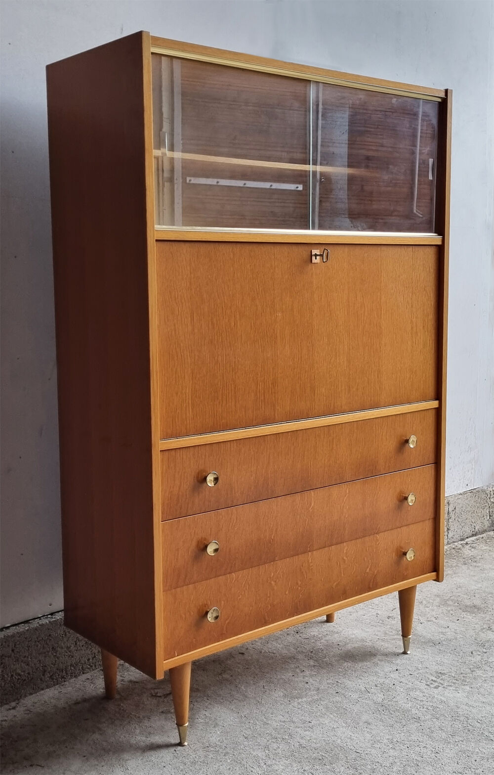 Secretary desk, vintage, 50s - 60s
