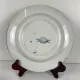 Set of 6 deep plates in ironstone "Flora" – Creil et Montereau, 19th century, blue