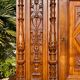 Walnut Cabinet with Marble Inlays Renaissance Style
