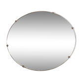 Miroir rond années 50 biseauté 50x50cm