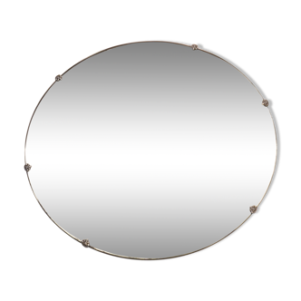 Mirror round beveled 50 years 50x50cm