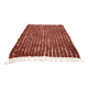 Authentic Beni Ouarain rug 250 x 200 cm – Natural wool chocolate brown