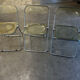 Suite de 3 chaises pliantes Plia par Giancarlo Piretti pour Castelli