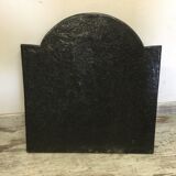 Old cast-cast-glass chimney plate