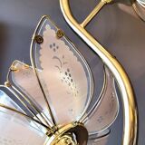 Hollywood Regency Lotus Flower Floor Lamp