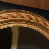 Napoleon III oval mirror 56x92cm