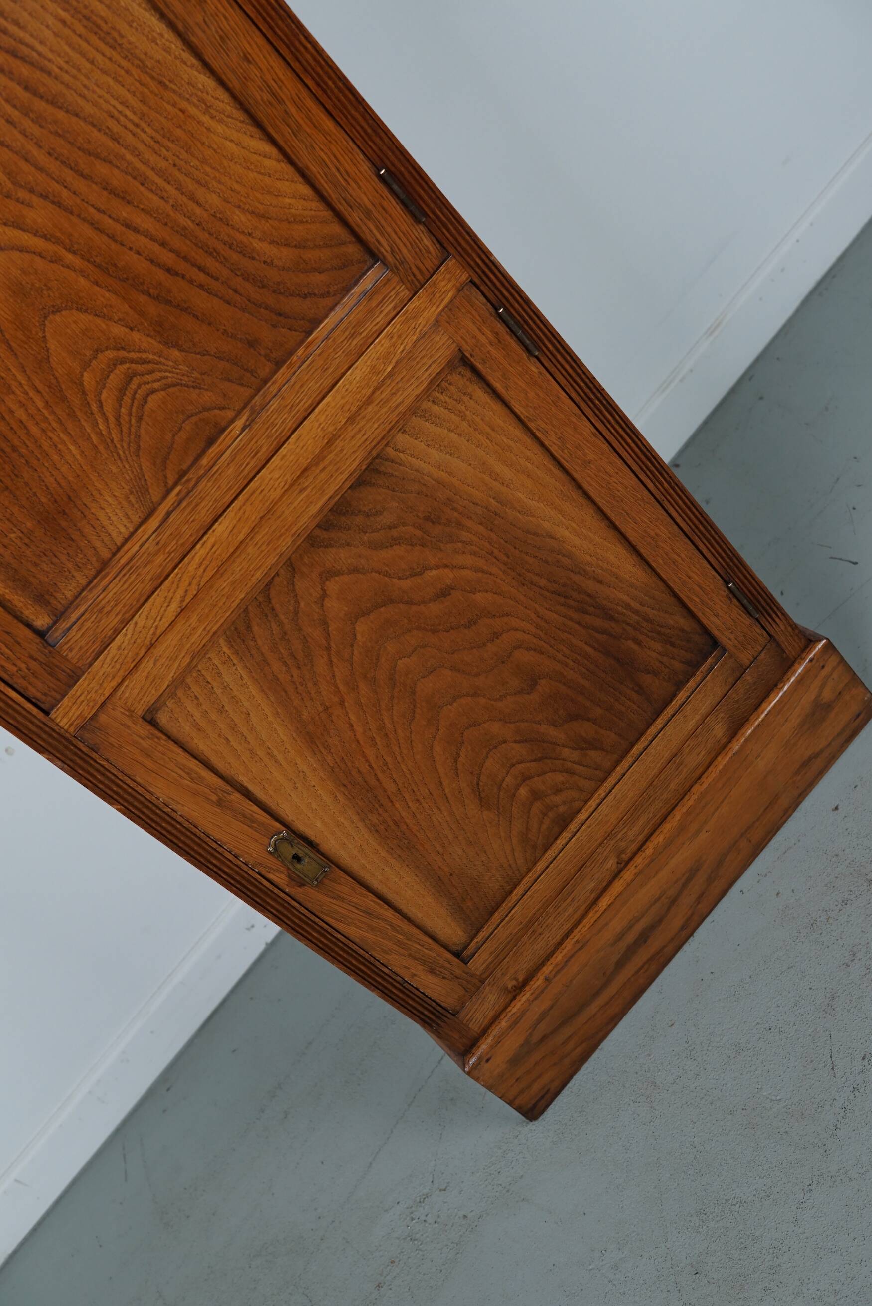Antique Dutch Oak Locker / Filing Cabinet, 1920/30s