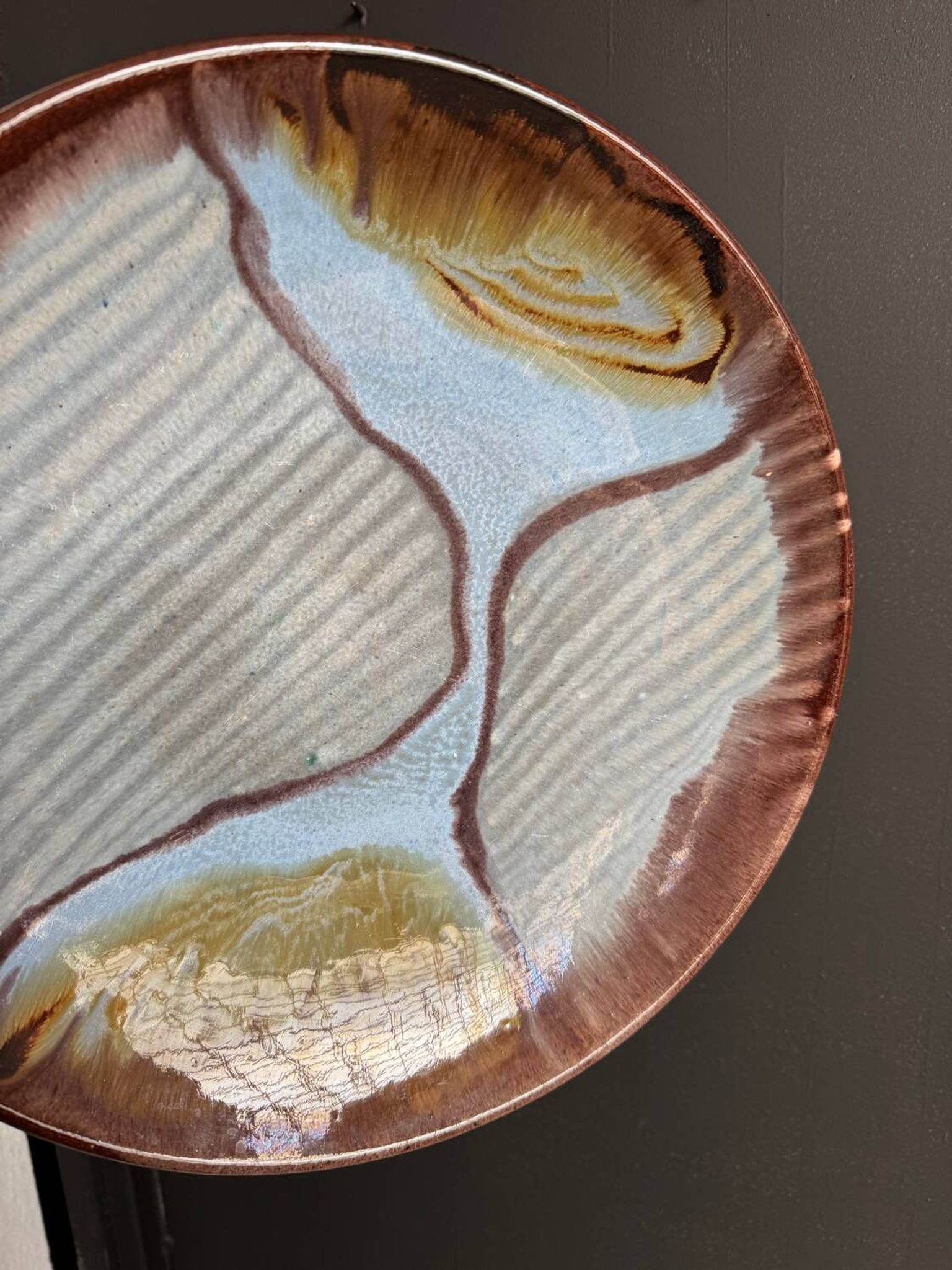 Assiette murale Kamionka Lysa Gora années 60
