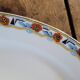Large oval Art Deco platter MLV France 1930s