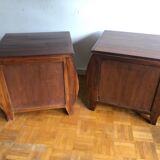 Pair of ethnic style bedside tables