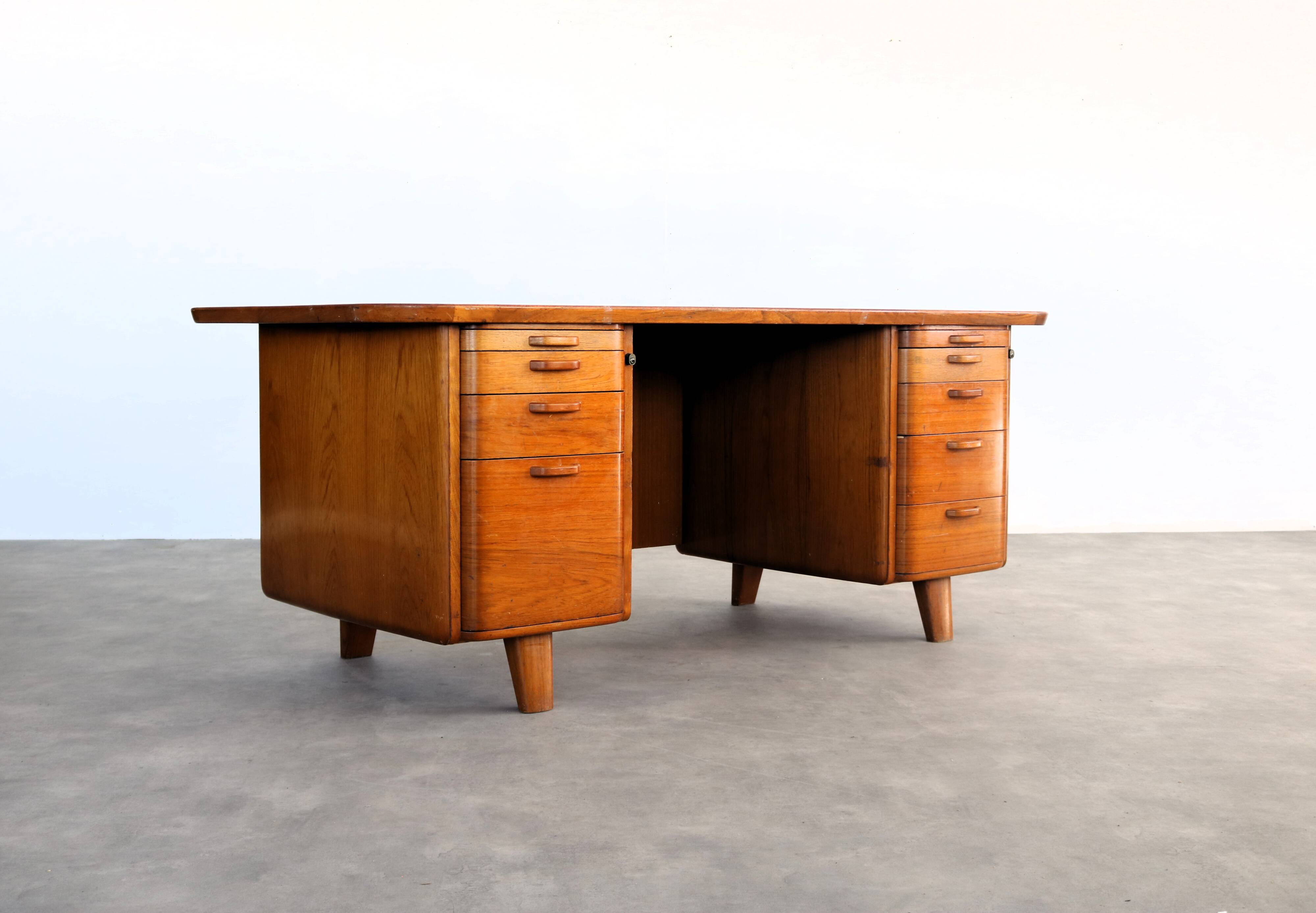 vintage XL desk | teak | 1960s | Swedish