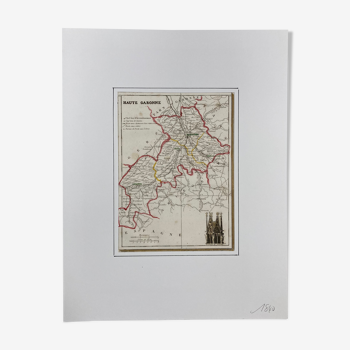 Old map Haute-Garonne