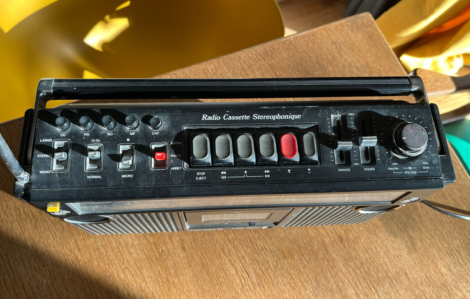 Old Thomson radio cassette 70s