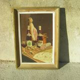 Peinture à l'huile nature morte