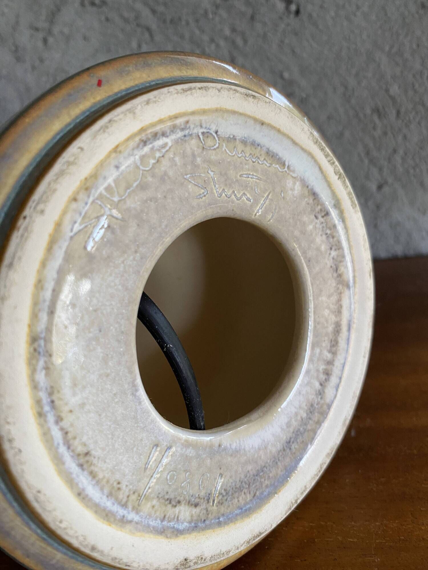 Ceramic lamp Soholm designed by Einar Johansen