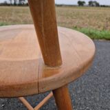 Set of 4 solid organic chairs