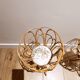 Rattan wicker plant holder