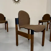 Set of 6 postmodern Thonet Flex chairs designed by Gerd Lange, vintage 80s.
