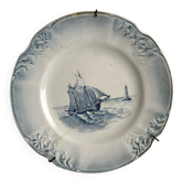Assiette orchies « Marine »