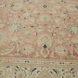 Hand-knotted persian antique 1970s 320 cm x 357 cm beige wool carpet