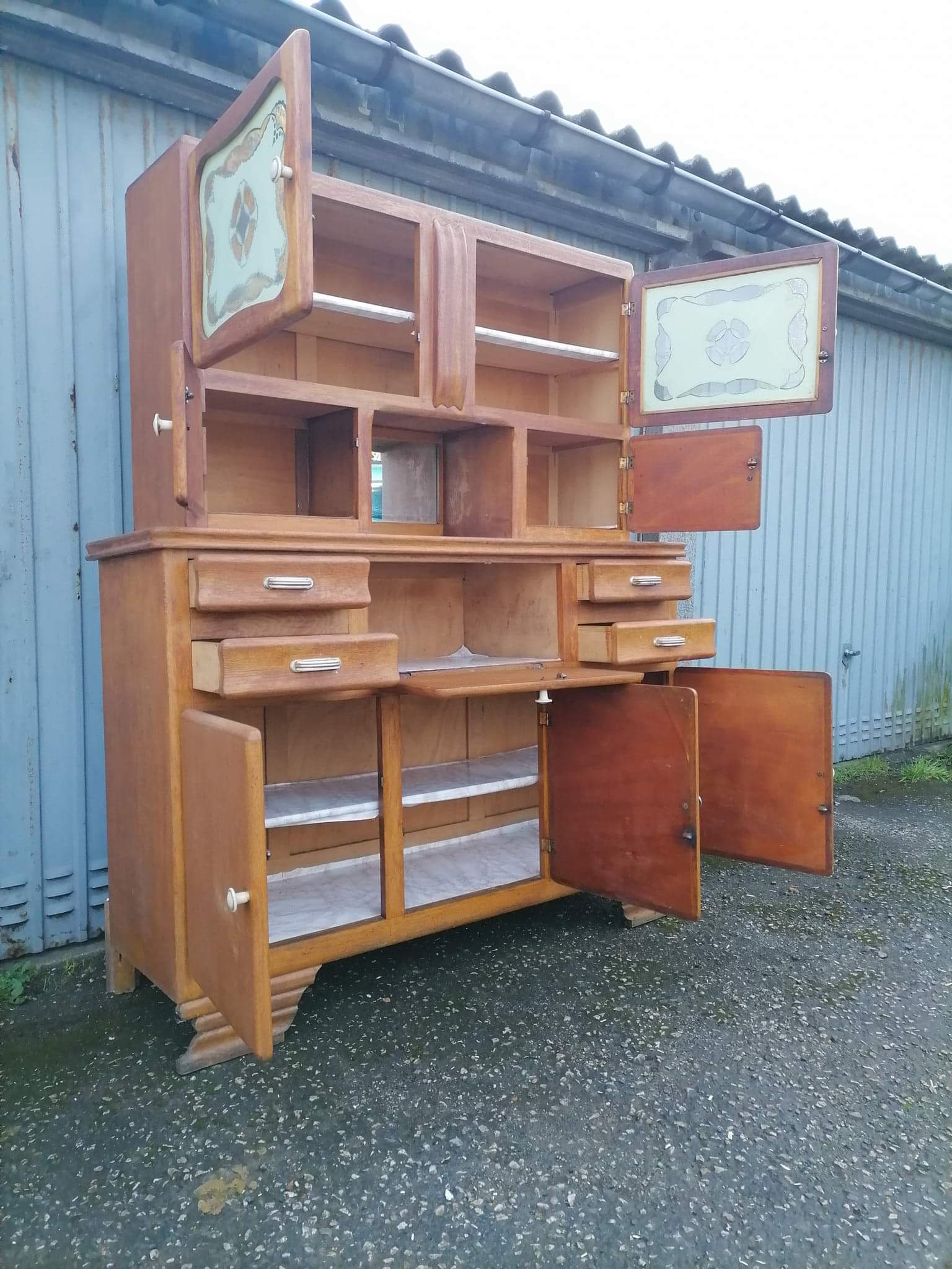 Vintage Furniture buffet mado 1950 kitchen