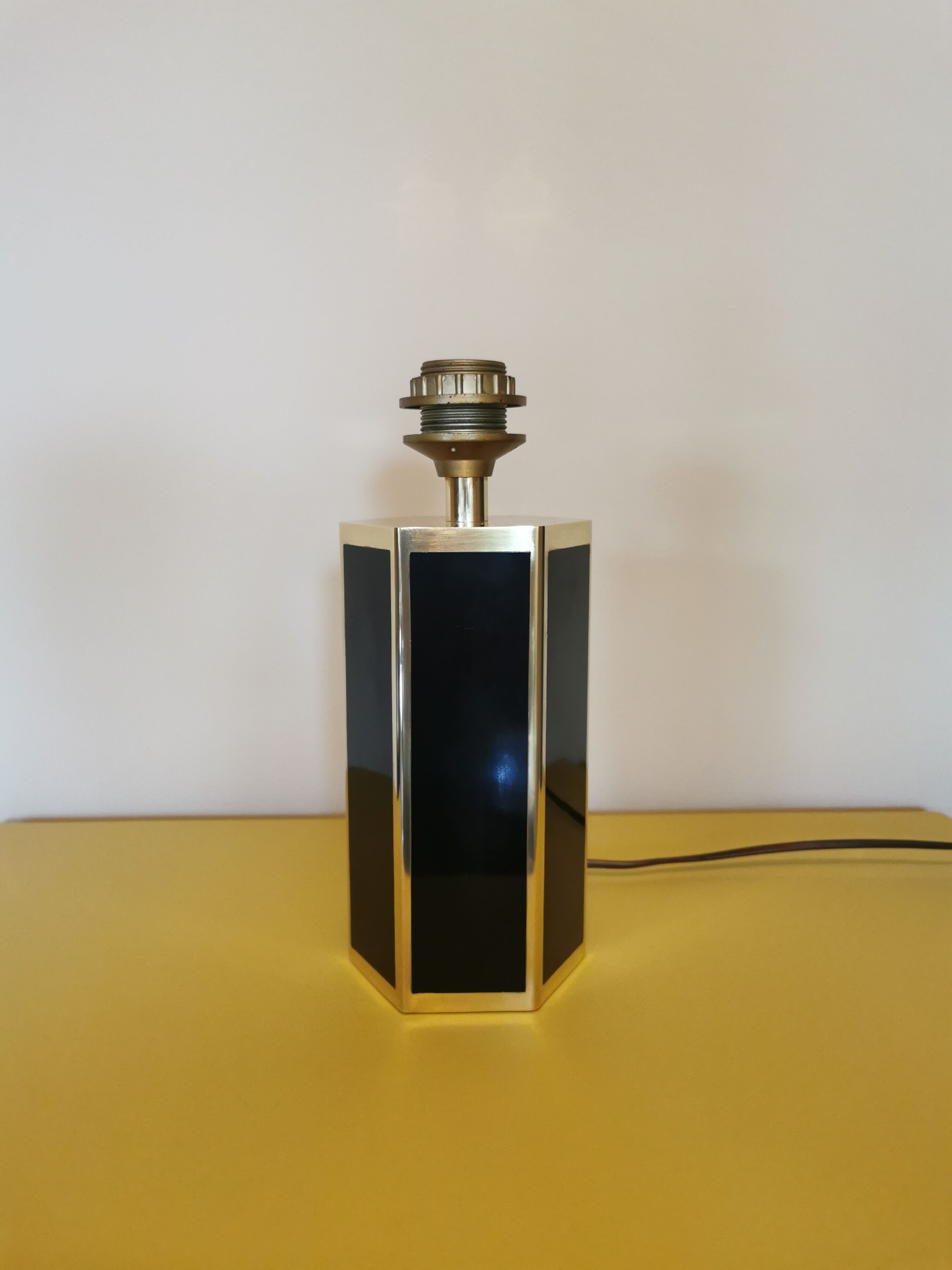 Vintage lamp foot 70 hexagonal