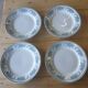 4 old flat plates Terre de fer