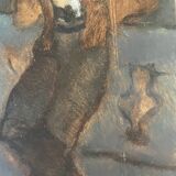 Painting of a person smoking 20th century